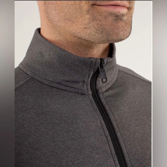Lululemon Trainer Full- Zip Jacket in Heathered Soot Size L - Picture 2 of 10